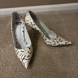 Jimmy Choo Eric Haze EH/P Love 100 37 white/black pumps